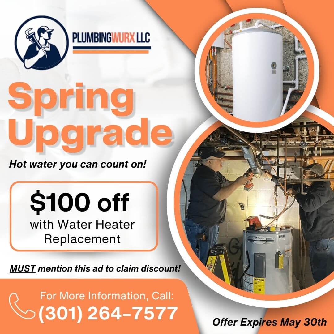 100 Off Water Heater banner